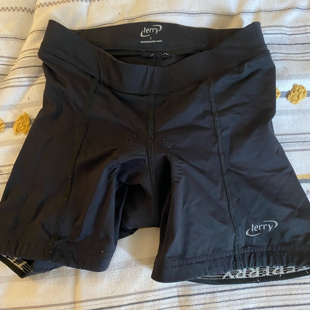 Terry brand size small cycling shorts